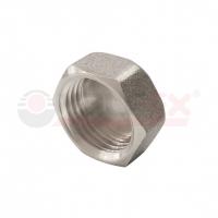 Заглушка никелированная резьбовая ВР 1 1/2" (60/15) (Valfex)